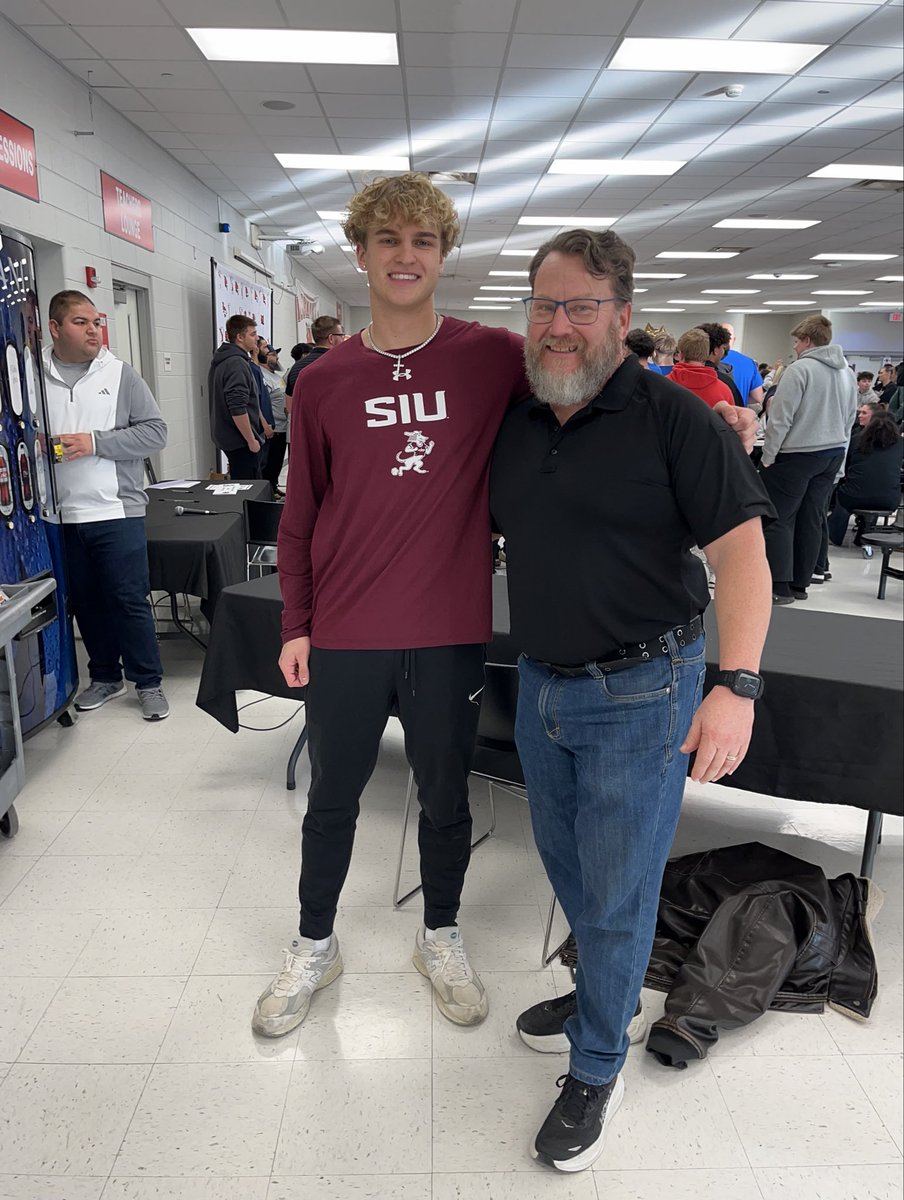 CoachBurgin's tweet photo. Congrats Hunter Niklos on signing to commit to play for SIU! https://t.co/stxBPb5k7y
