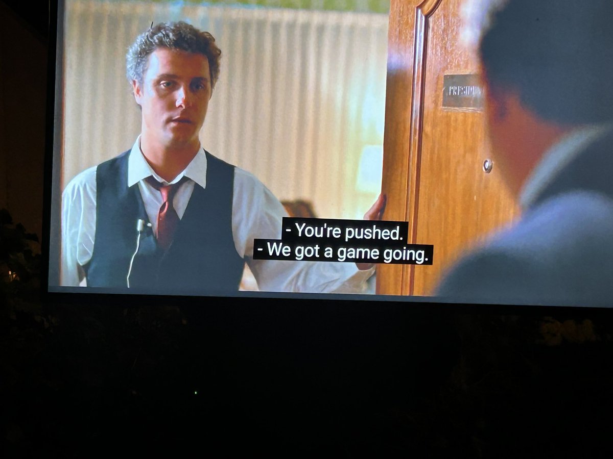 Tonight’s backyard cinema… #criterionchannel #williamfriedkin #stunts