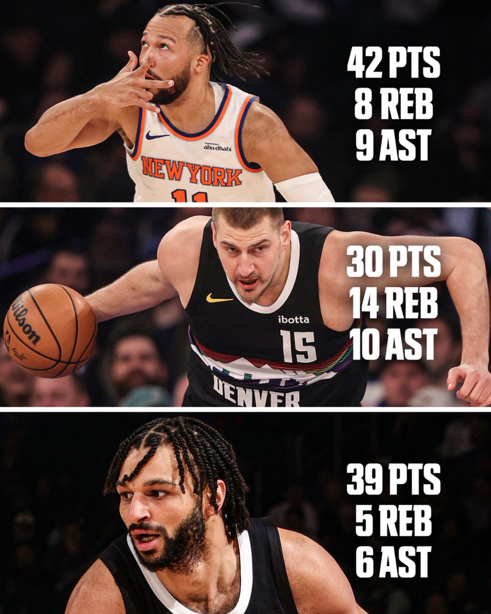 BRUNSON 40-BALL TO OUTLAST JOKIC AND MURRAY IN 2OT 🔥