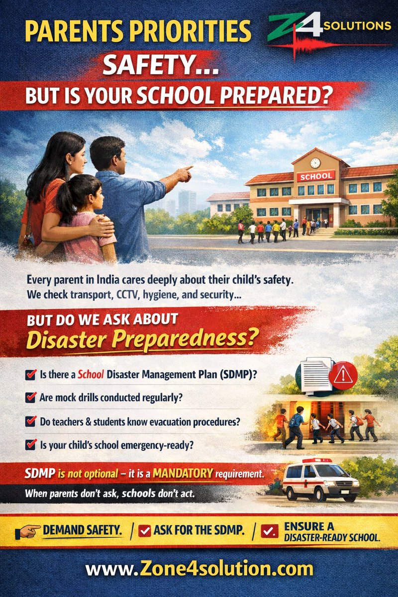 “आप पूछेंगे तभी स्कूल तैयार होंगे।” #SchoolSafety #Disaster #Fire