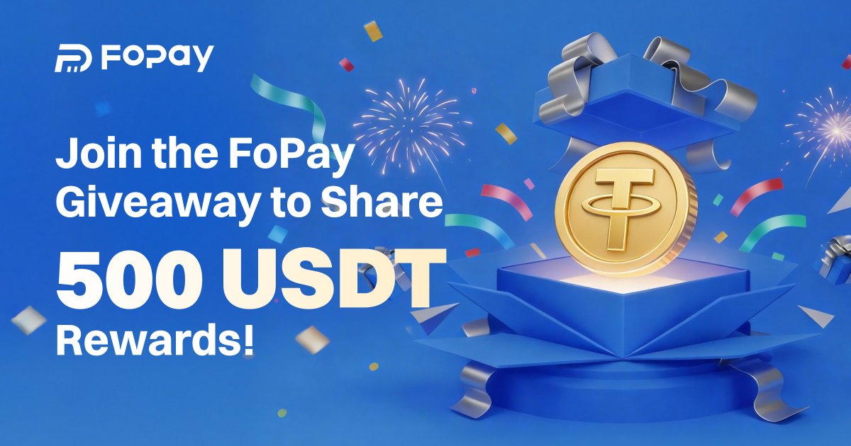 🎉 Join the FoPay Giveaway &amp; Share a 500 USDT Prize Pool!

How to join 👇
1️⃣ Follow <a href="/Fopayofficial/">FoPay Official</a>
2️⃣ Like, RT &amp; Tag 3 friends
3️⃣ Comment with your FoPay UID to claim a 5 USDT reward

⏰ Event period: Feb 5 – Mar 15

First Come, First Served!
Don’t miss out — let’s start earning