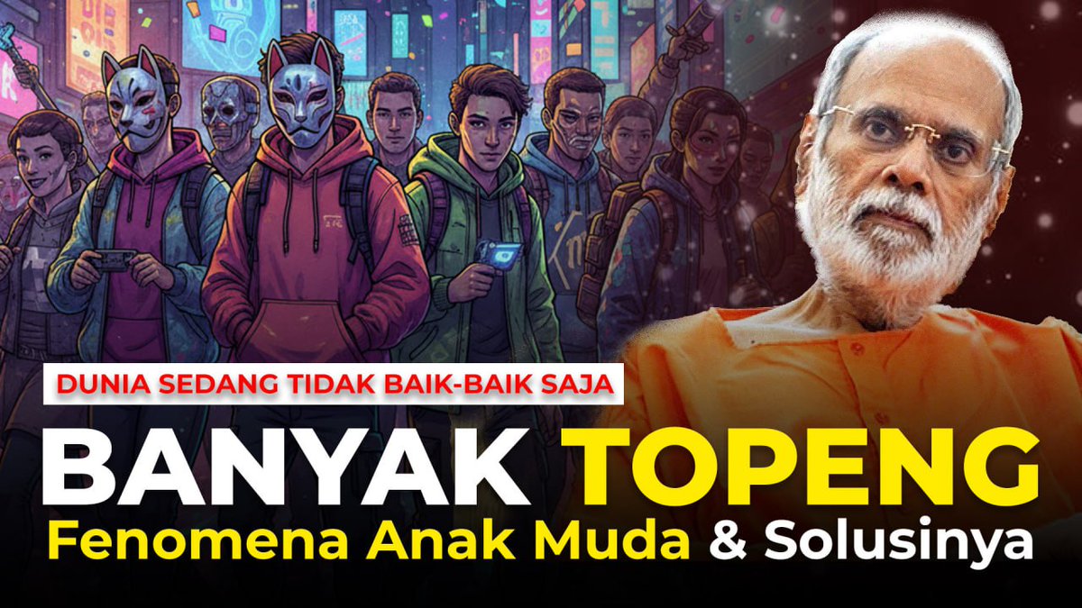 Dunia tidak sedang baik-baik saja.

Ini adalah salah satu penyakit Kesehatan mental yang cukup parah dan sangat serius. Apa Solusinya?

➡️ youtu.be/l7BnsOhv5Hs

#AnandKrishna #Renungan #AnakMuda #Topeng #KepribadianGanda