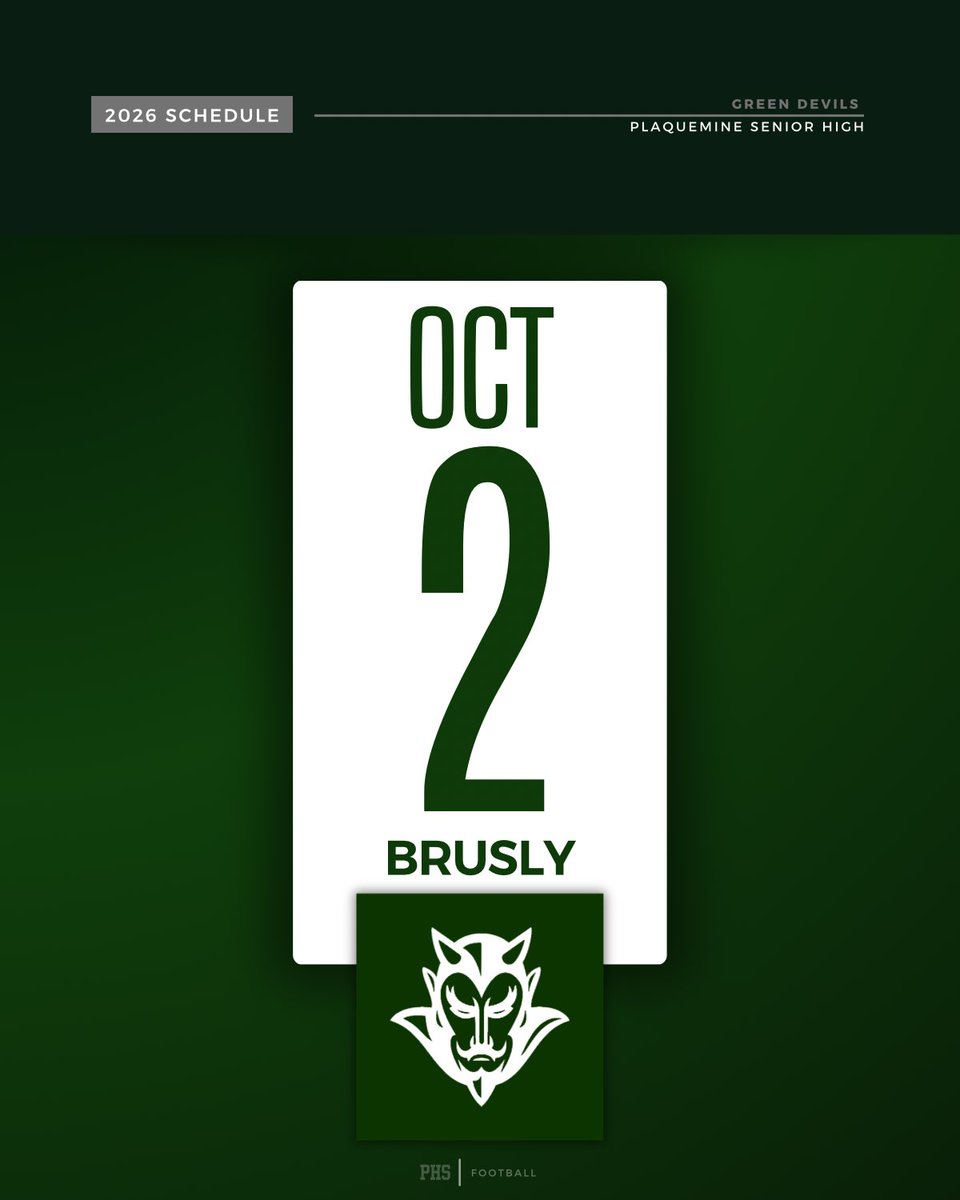 Plaquemine High Football tweet media