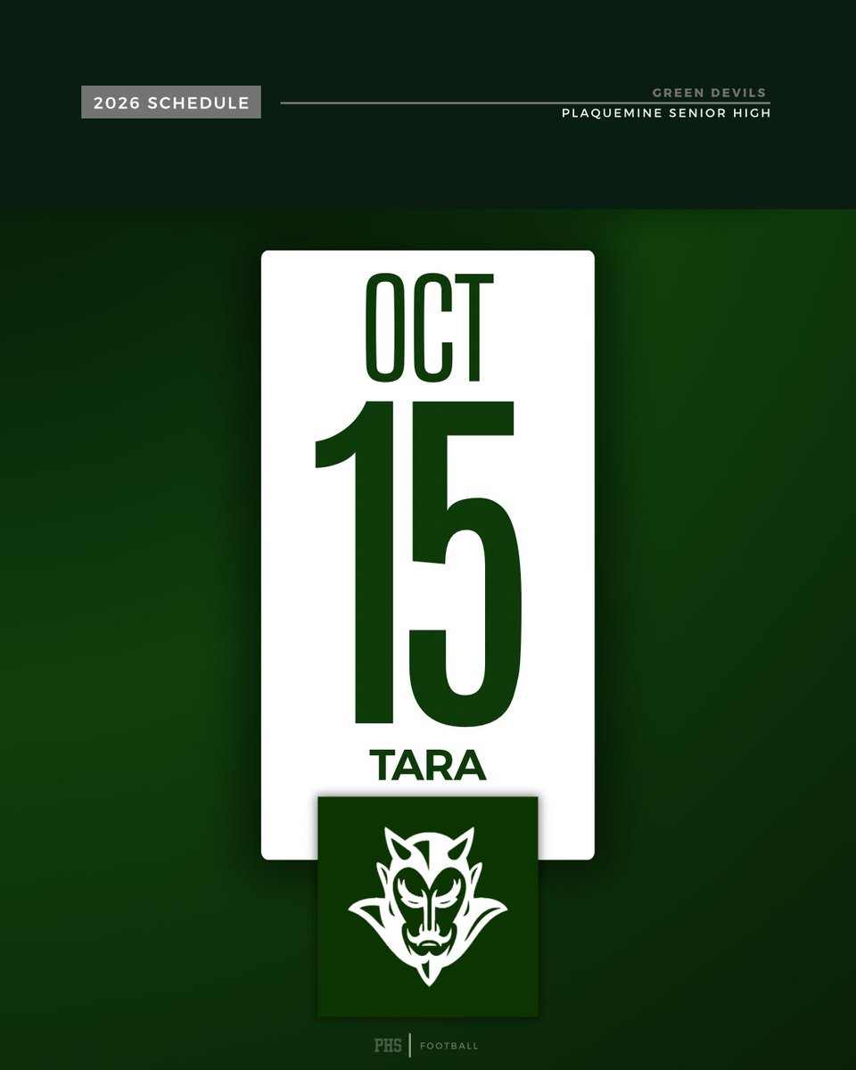 Plaquemine High Football tweet media