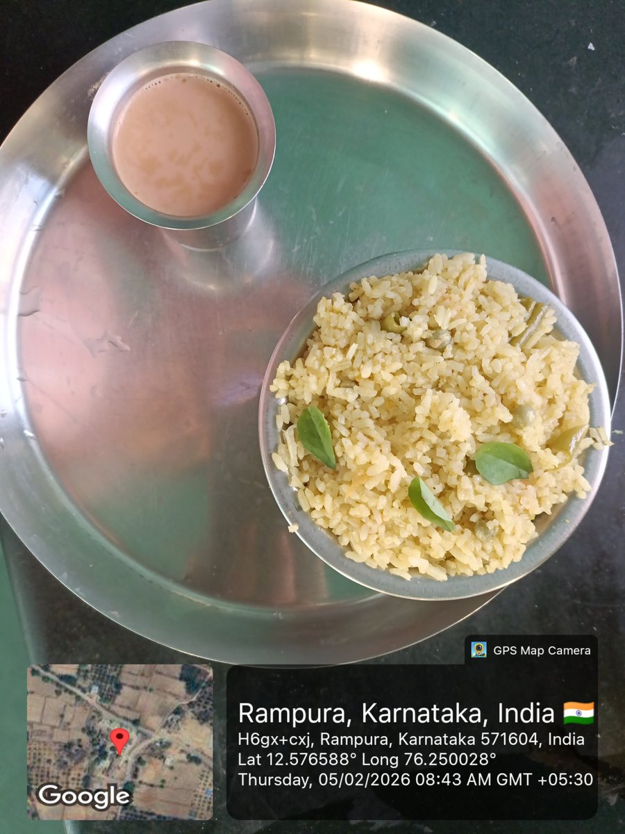 MDRS118RAMPURA's tweet photo. 05/02/2026
Morning Breakfast https://t.co/sKtdzRw4HJ