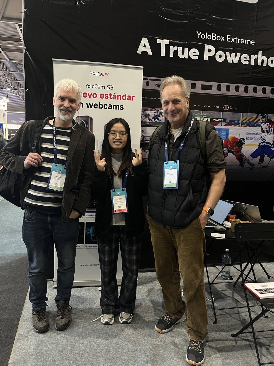 IsabellaCh1312's tweet photo. Join us at ISE 2026 in Barcelona!
Feb 3-6
Fira Gran Via, Barcelona
Hall 4 | Booth 4K950
Feel free to visit our booth at ISE—see you there!
#YoloLiv #YoloBoxExtreme #YoloCam #AllInOneStreaming #4KStreaming #LiveProduction #Multicam #Broadcast #ContentCreators #ISE #ISE2026 https://t.co/f1feV2PDSm