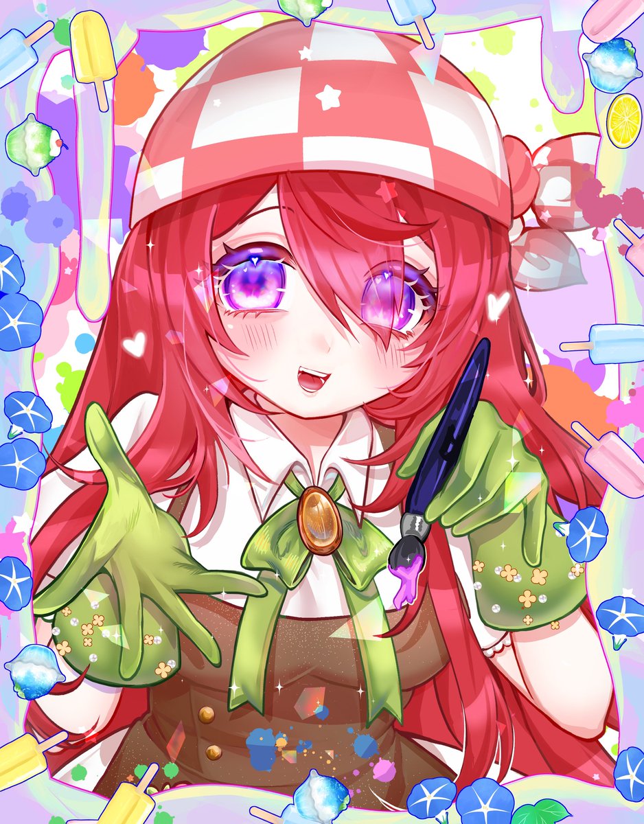 I just loveeeee adding decoration 🥹🥹 
Commission work💕
#artmoots