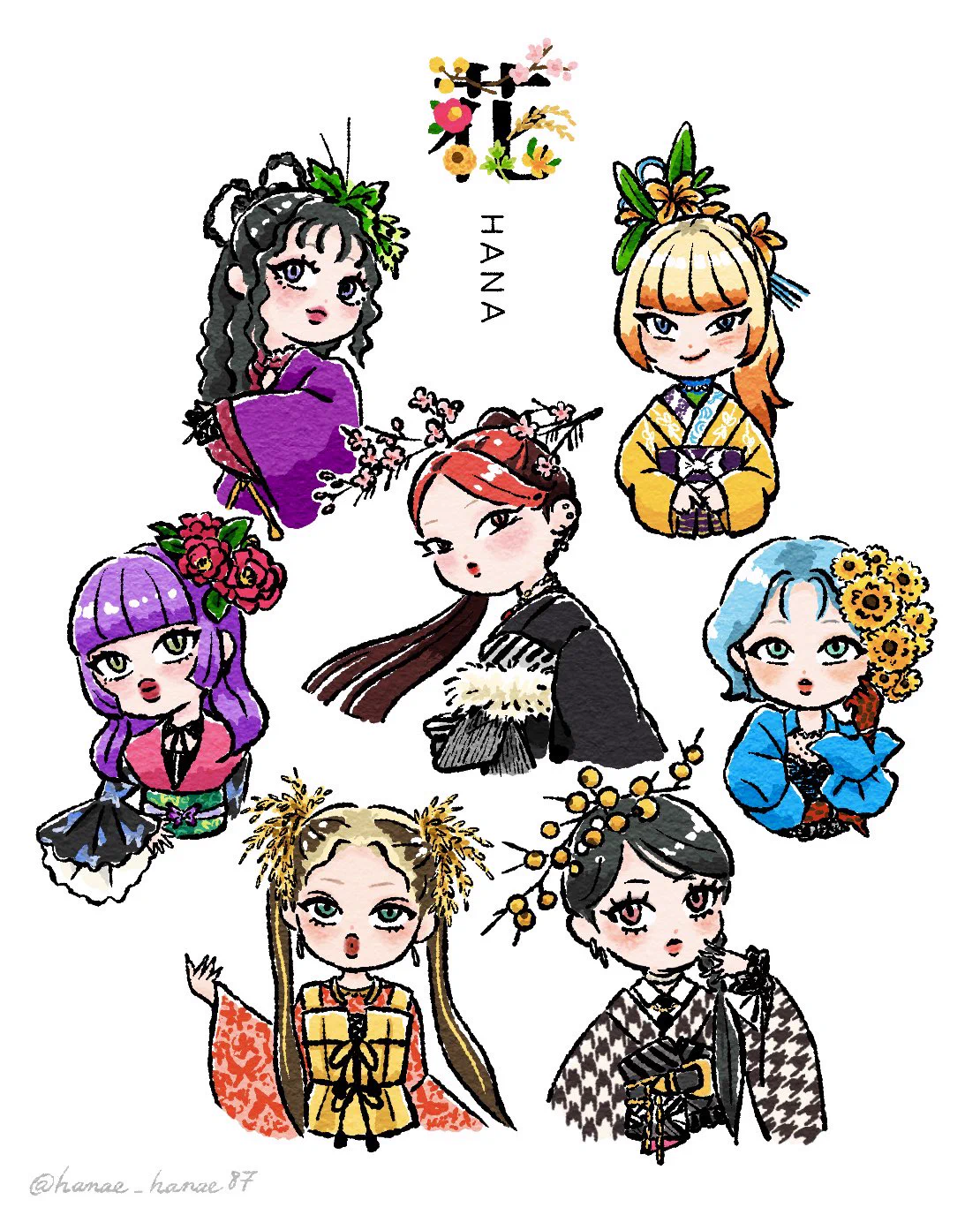 ハナエ🌹HANA絵 on X: 
