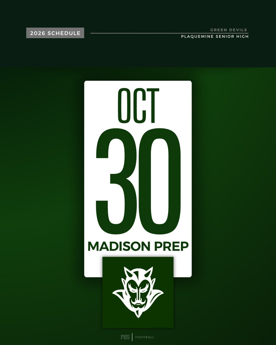 Plaquemine High Football tweet media