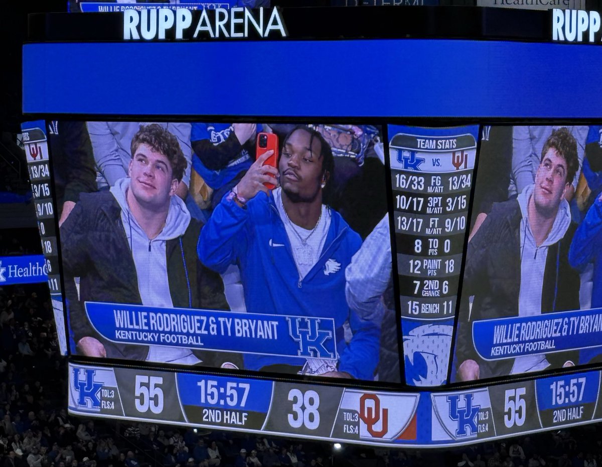 Kentucky football royalty in the house!