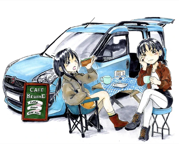 まるよさんがエスティマを描いておられますがネタ成就の為にミニバン描いちゃうのは凄い。 自分にはミニバンを描くことにモチベーションを見出すのは正直キツいなあ…