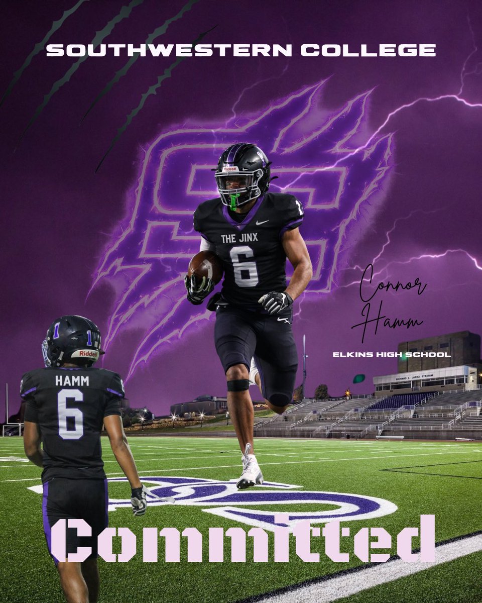 Purple Reign 🐈‍⬛☔️ #Committed 
<a href="/BuilderFootball/">SC Builder Football</a> <a href="/CoachSmithSC/">Drew Smith</a> <a href="/tctabler/">PrepRedZoneTom Tabler</a> <a href="/PrepRedzoneAR/">Prep Redzone Arkansas</a> <a href="/TrainGameSpeed/">Coach Rae</a> <a href="/ElkinsAthletics/">Elkins Athletics</a>