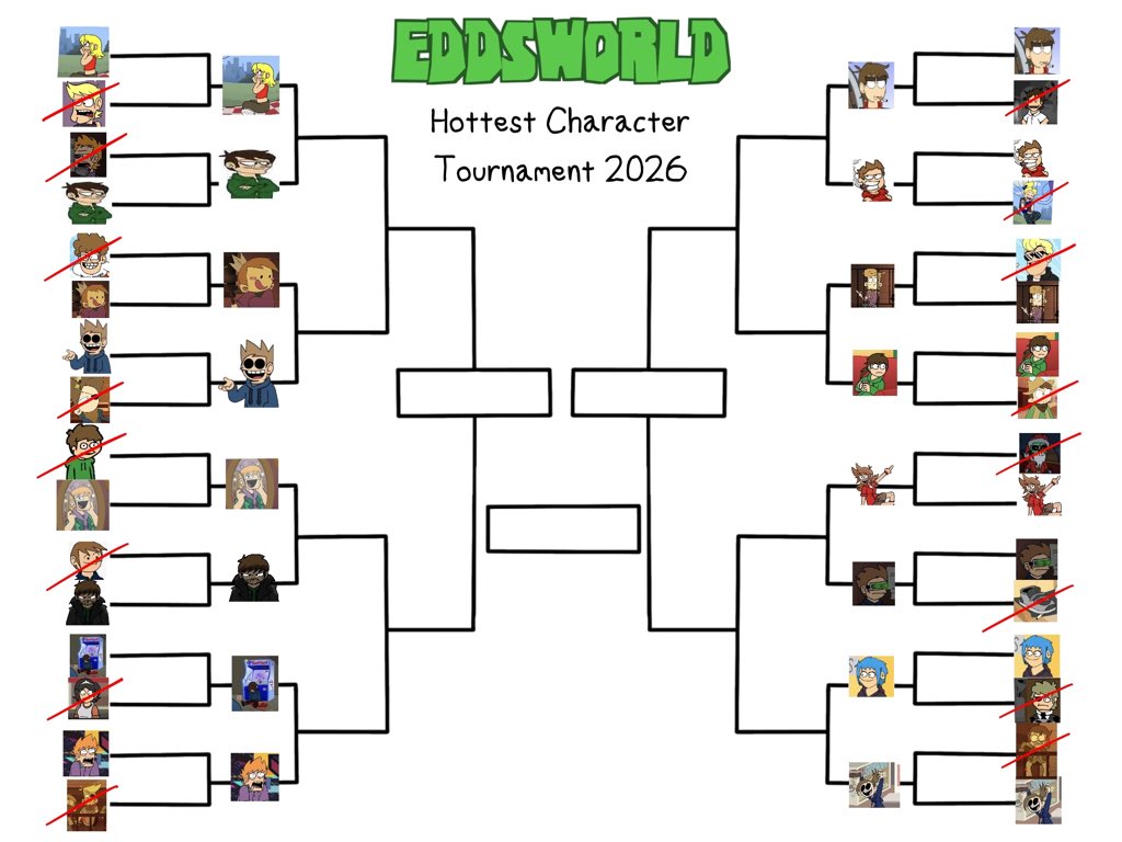 loosepaste's tweet photo. EDDSWORLD HOTTEST CHARACTER TOURNAMENT 2026

Second round (Vote in thread) #Eddsworld https://t.co/A8X8F1d5gJ