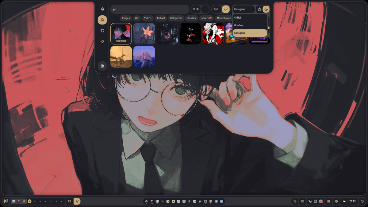 bot_unixporn's tweet photo. [OC][Hyprland] Ambxst 1.0.0 - Finally!
Link: https://t.co/5ZqK0v5XeE

#unixporn #linux #screenshot https://t.co/jVBvIr2mo7