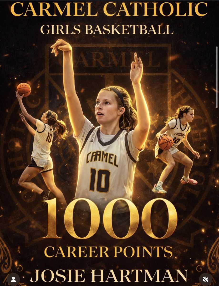 Congratulations on 1K <a href="/JosieHartman_10/">Josie Hartman</a> 🎉🎉🎉🎉🎉🎉<a href="/CorsairsGBB/">CCHS Girls Basketball</a>