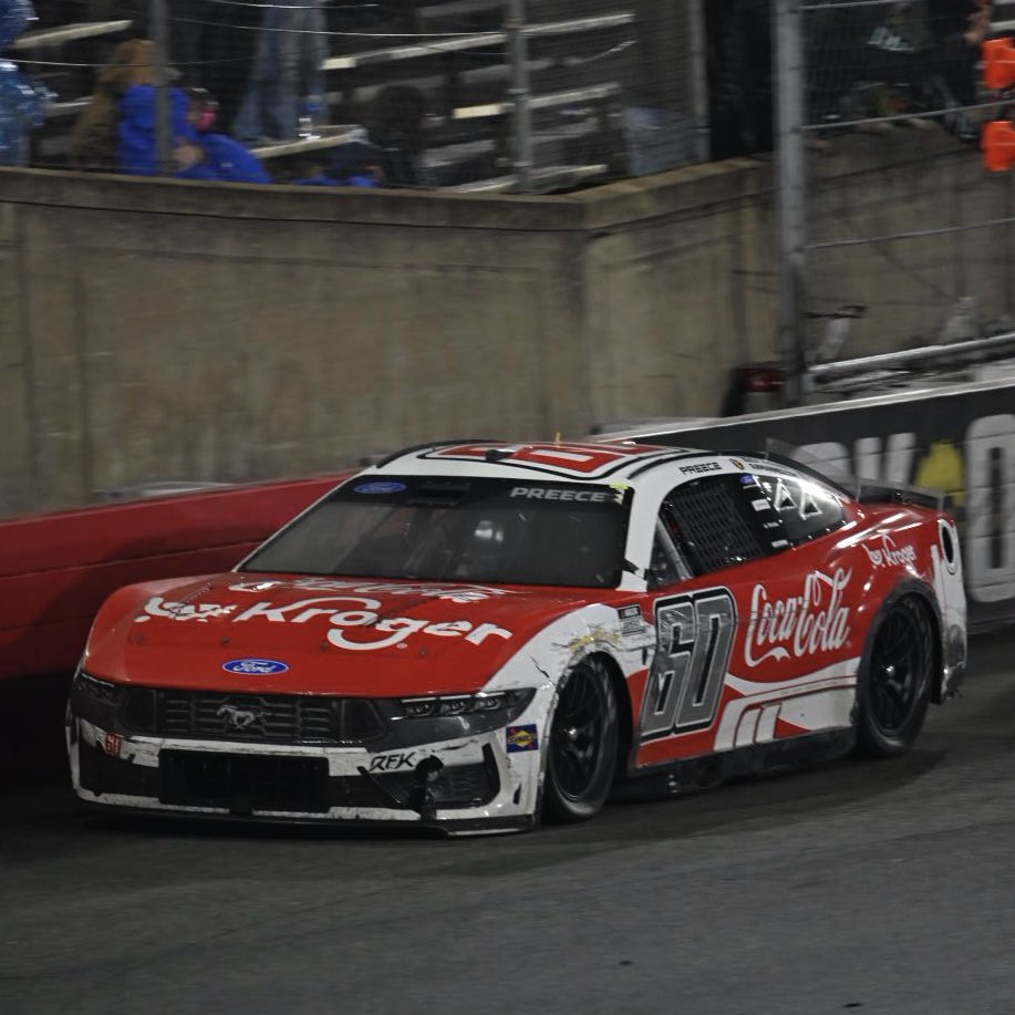 FordRacing's tweet image. The first of many. @RyanPreece_ parked it in victory lane at Bowman Gray for the 2026 @nascarclash 🏁

#NASCAR