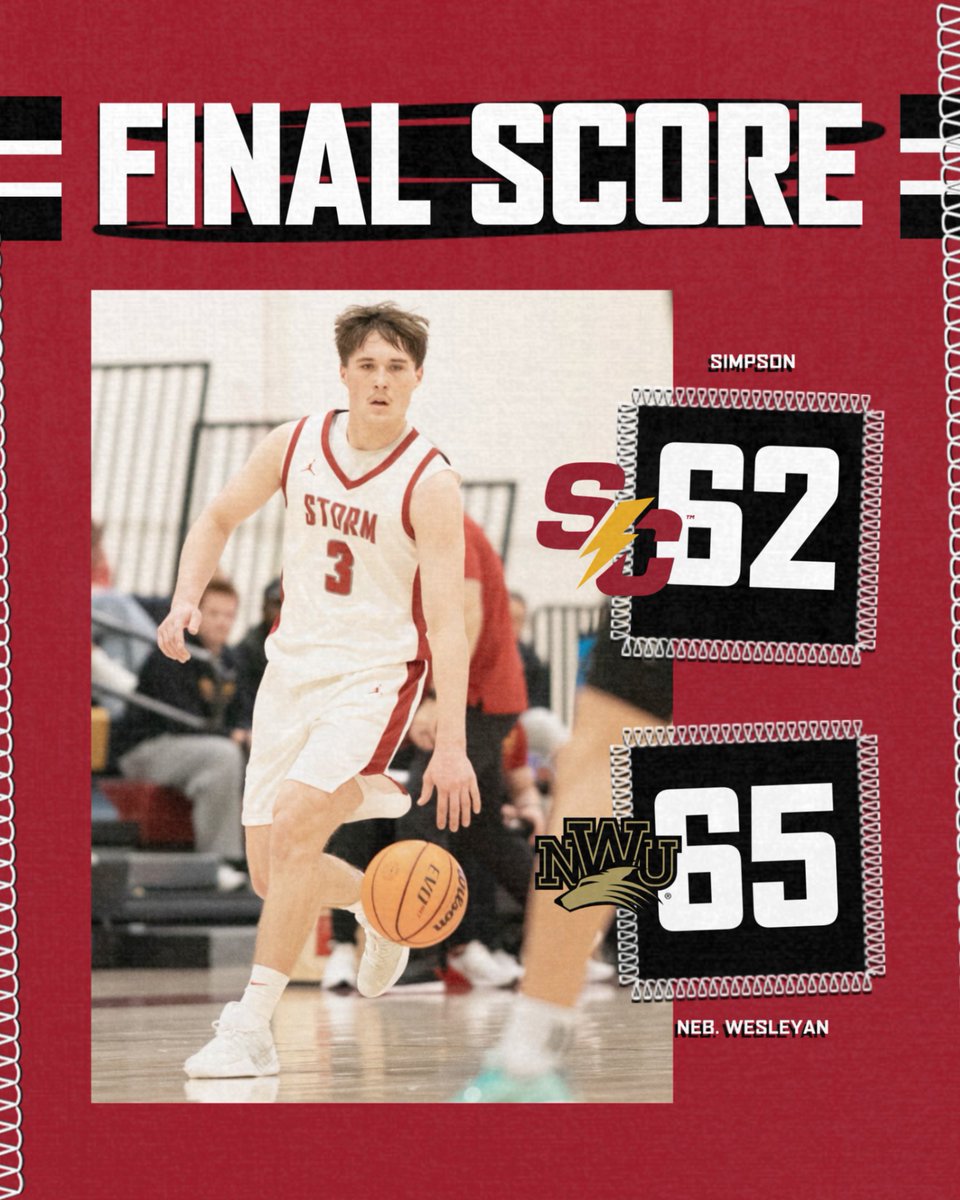 Simpson Men's Basketball tweet media