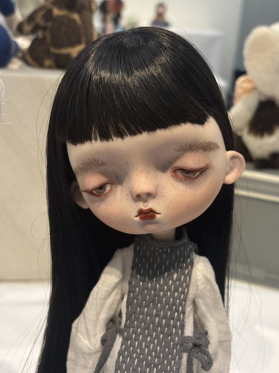 展示も後半戦！ 本日もご来場お待ちしております。 この子の服は刺し子