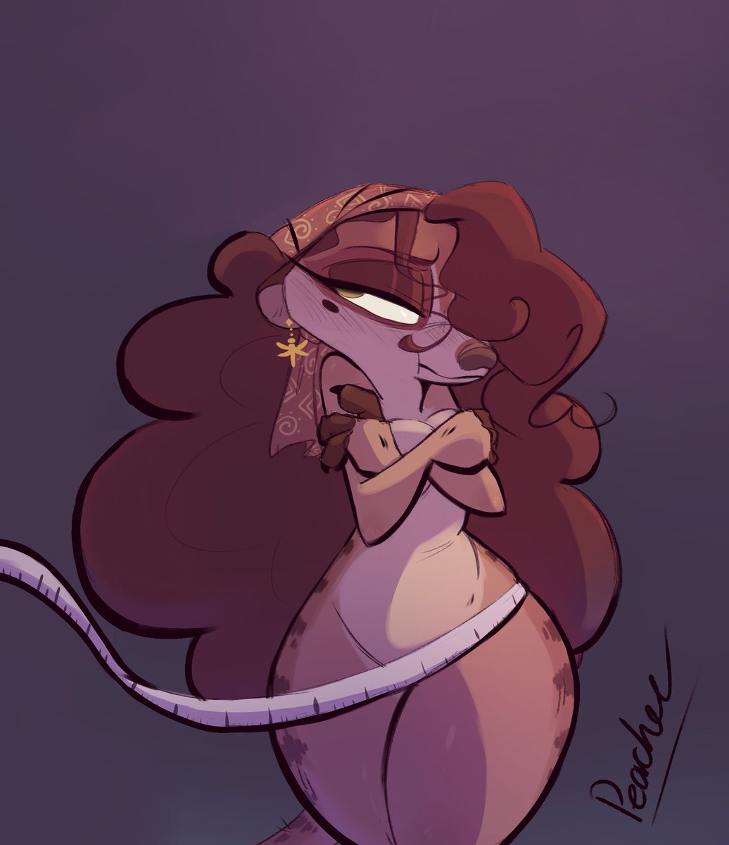 peashypeach's tweet photo. Sketch request for @KinotheF of Portia my meerkat oc!
#anthro https://t.co/kN8AmW0PI4