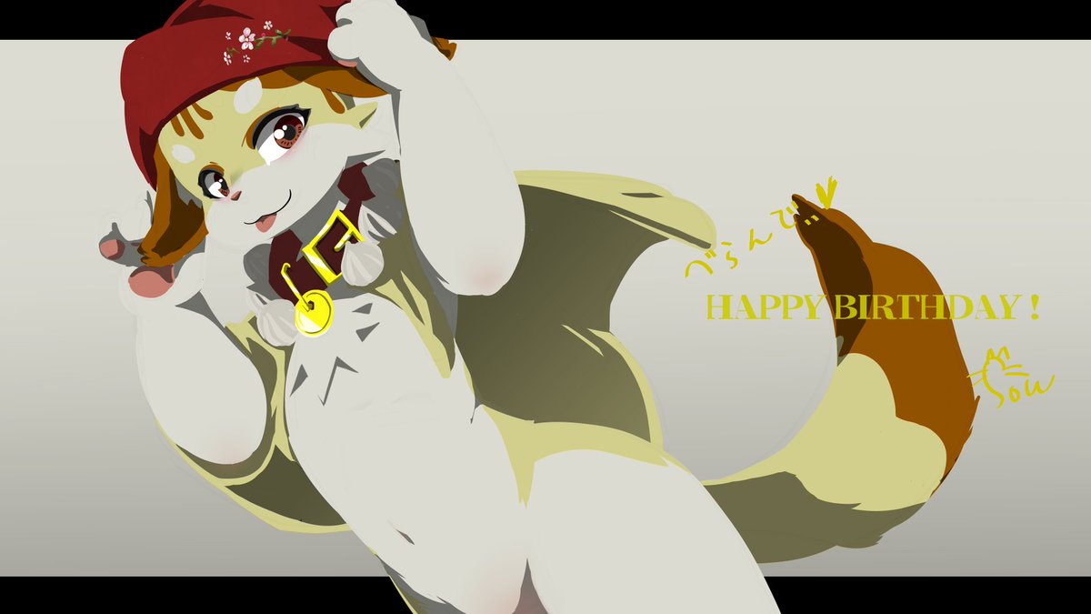 souさんから最っっ高のイラストをお誕生日プレゼントでいただきました…！✨
めっちゃ可愛いのでみんな見て！！！！