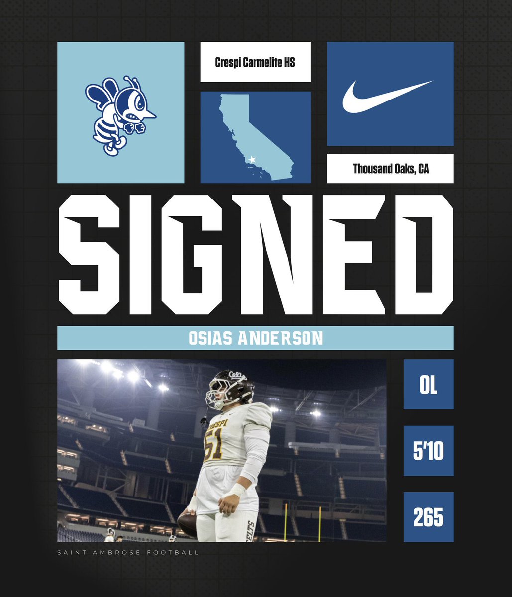 St. Ambrose Football tweet media