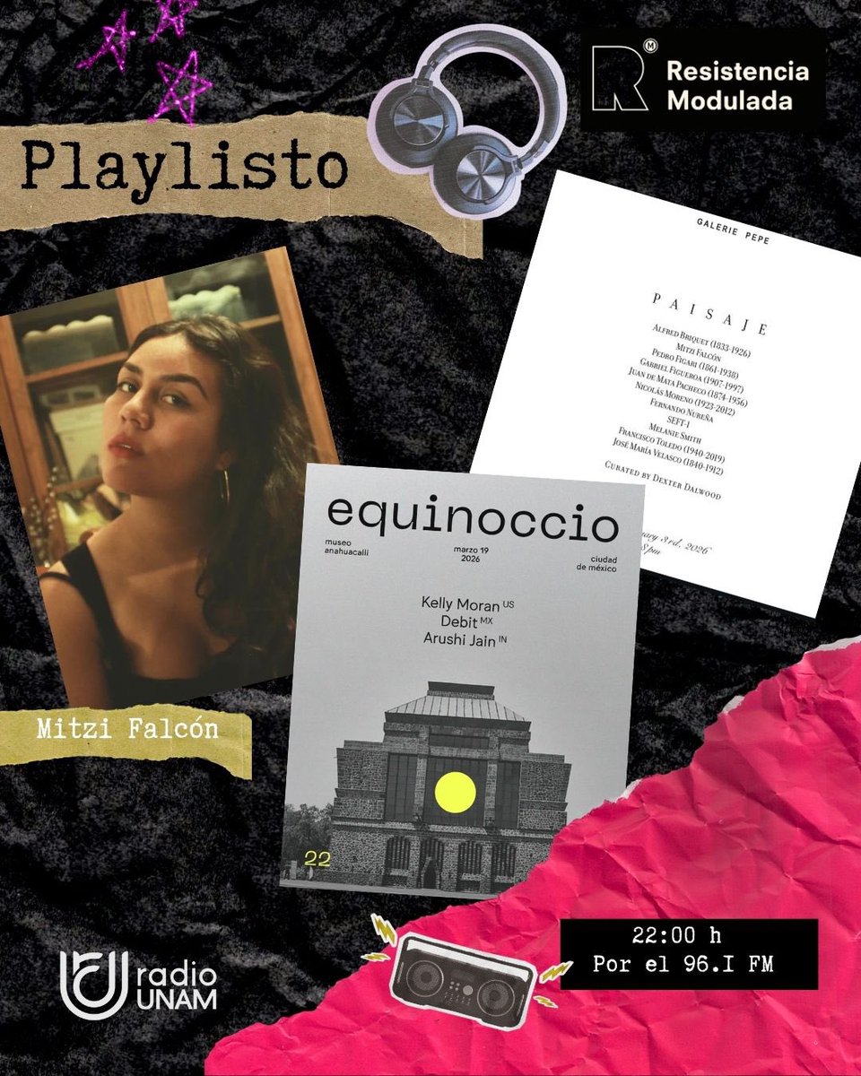 ¡El #Playlisto de hoy tiene de todooo! Regalos, música y exposiciones 🔥
Hoy con <a href="/MonicaSorroza/">Mónica Sorroza</a> y <a href="/El_Voice/">El Voice</a> , en punto de las 22 H por el 96.1 FM de <a href="/RadioUNAM/">Radio UNAM</a> ❤️‍🔥