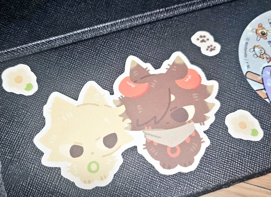 ステッカー可愛いやろ