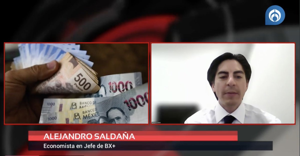 Enlazamos #VíaZoom con Alejandro Saldaña (<a href="/ASaldanaEcon/">Alejandro Saldana</a>), Economista en Jefe de BX+ (<a href="/VeporMasBanco/">Banco B×+</a>), sobre la perspectivas económicas.