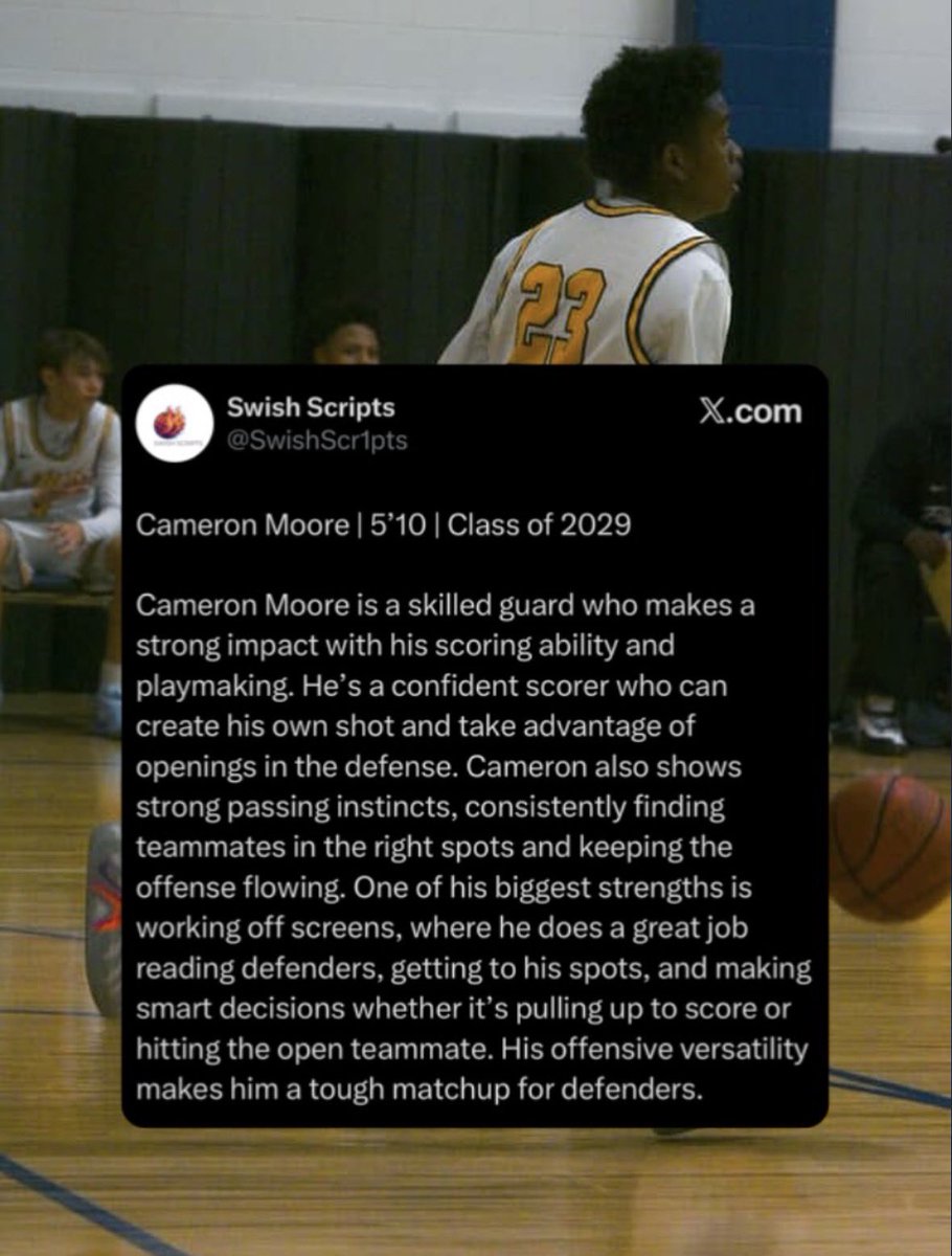 Cameron Moore tweet media