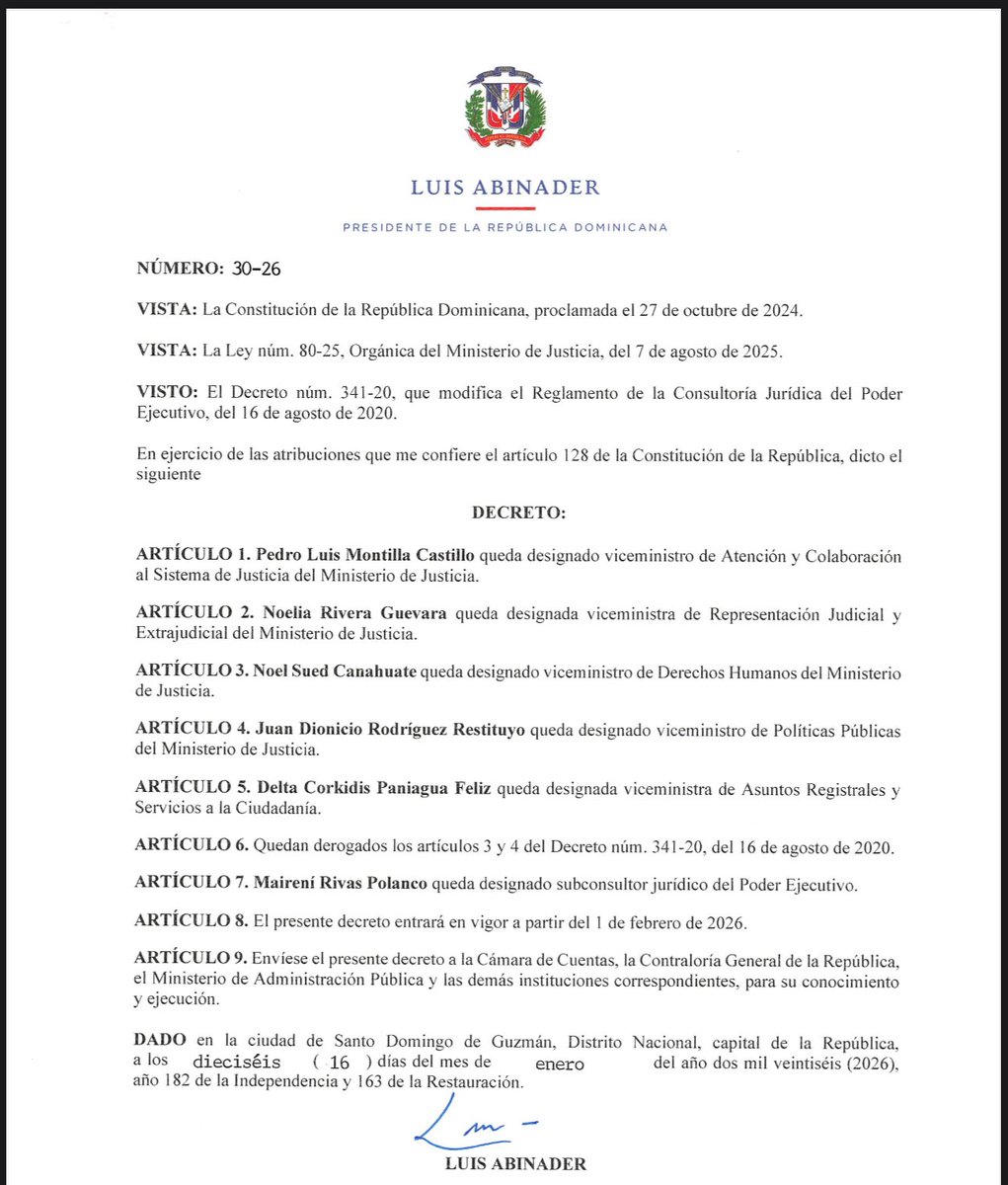Juan Dionicio Rodríguez Restituyo tweet media