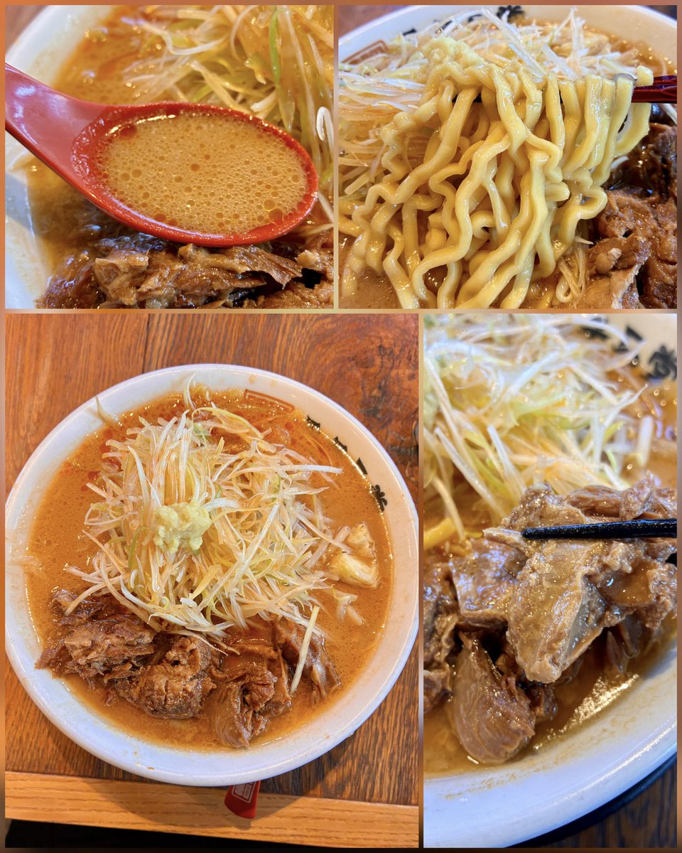 BABA_MUTEKI's tweet photo. 純米味噌ラーメン みそら堂 鶴田店@宇都宮市
かぶりつきチャーシュー味噌
辛ネギ

タブレット注文だからゆっくりメニュー選べる🤭

濃厚甘めな味噌スープ🌈もっちりちぢれ麺との相性抜群🙌🏾トッピングした辛ネギ🎶その下には野菜と具沢山👏🏾
トロトロチャーシューうま💯
卓上の山椒一味で味変❤️

ゴッ様 https://t.co/UQ06CEEP5p