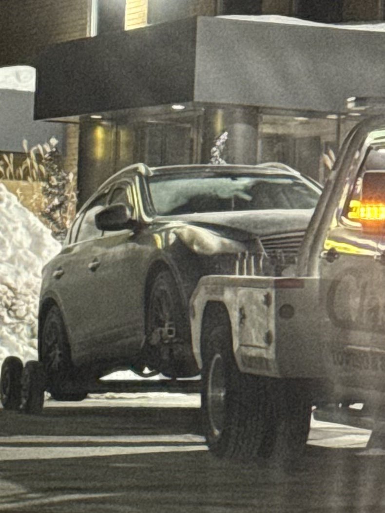 A heartfelt “thank you” to all of the truckers who put on their hazards as they approached my son who was broken down on the 401 this evening. He pulled over onto the shoulder as far as the snow banks would allow, leaving his vehicle at the very edge of a live lane. ❤️