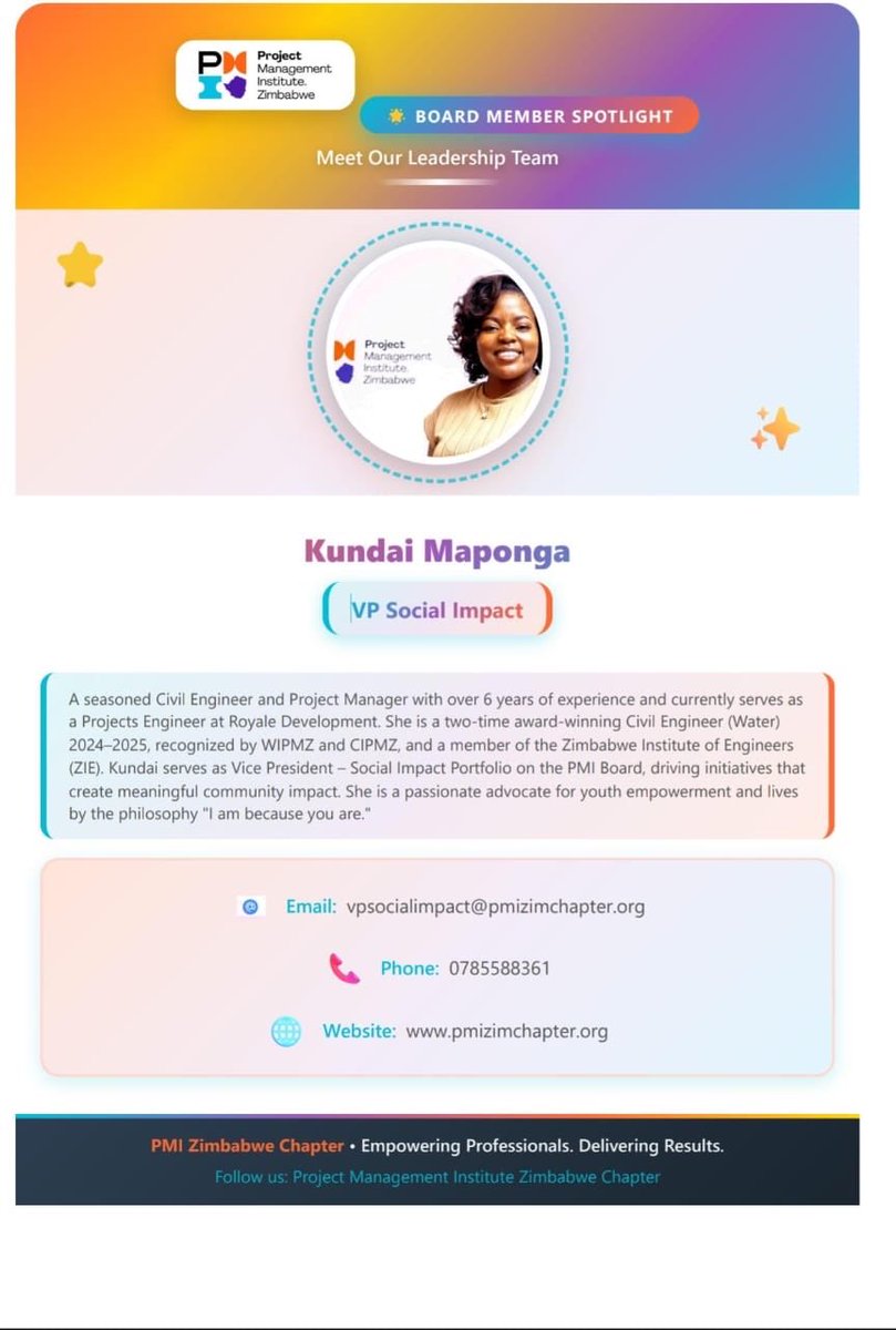 PMI ZIMBABWE CHAPTER tweet media