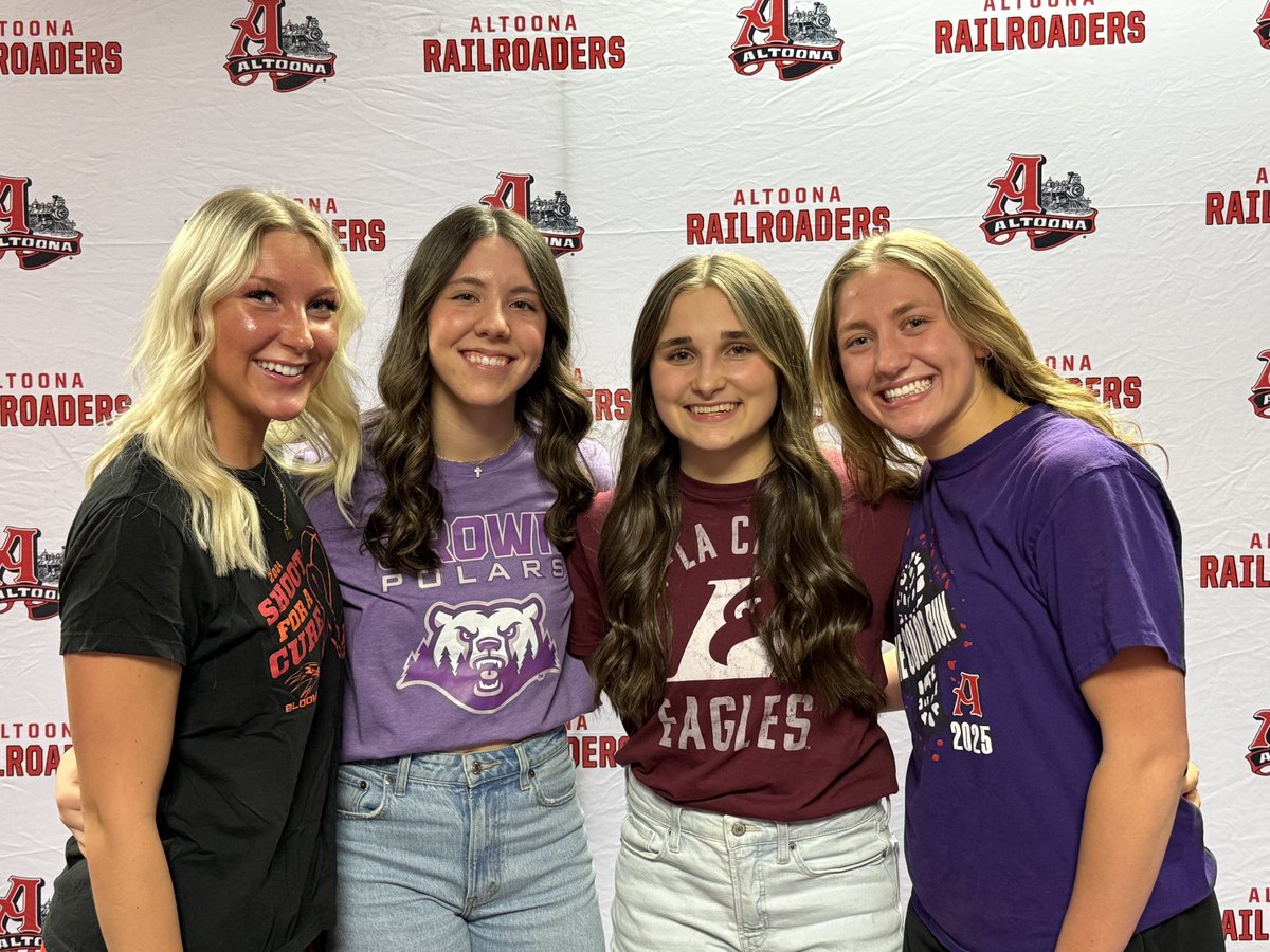 AltoonaGBB's tweet photo. ✨Happy National Girls & Women in Sports Day!
Congrats to 4-Year, 3-Sport Altoona Athletes, Brayln Siverling & Lily Duquaine for signing their letter of intent for College Volleyball! #CompeteEverywhere https://t.co/CEjU5zWpkE
