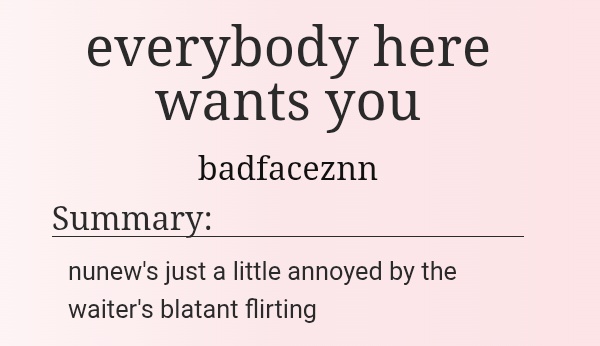 badfaceznn's tweet photo. "everybody here wants you"
ᩍ os. 🔞
ᩍ inglés.
ᩍ top!nn bottom!z
ᩍ semi-public sex, puppy play, light dom/sub, dry humping, rough oral sex, nn celoso :33
ᩍ njj mención.
ᩍ https://t.co/4426CbRCGd https://t.co/ORfkhnJalJ