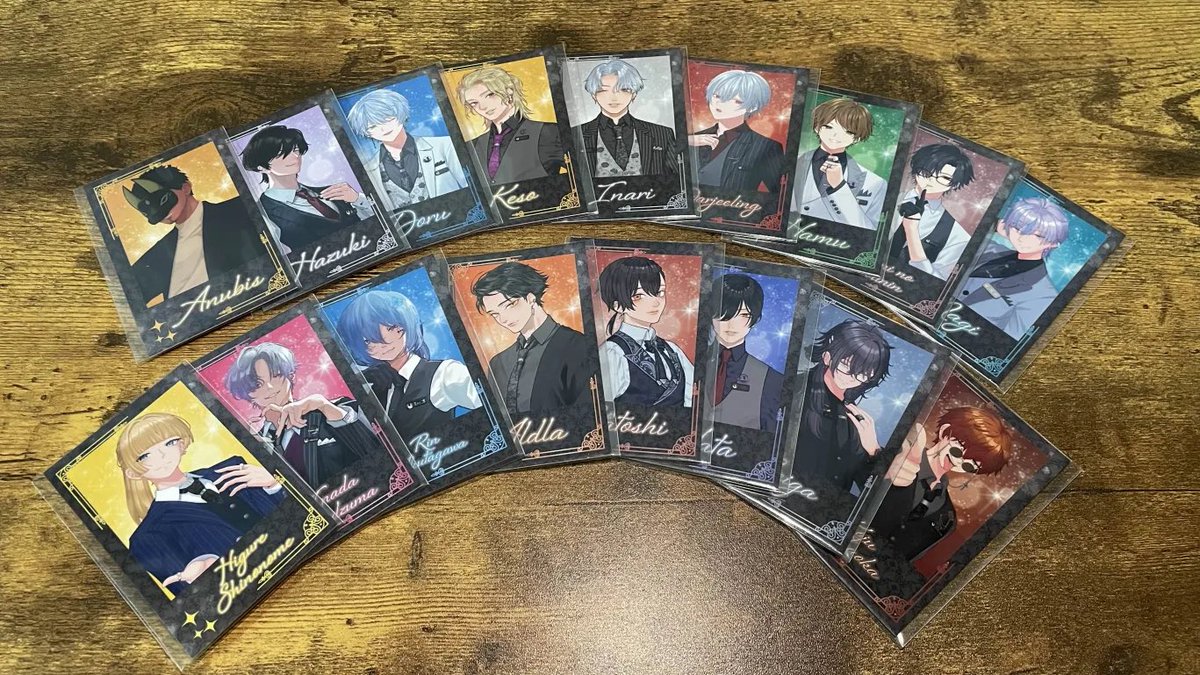 グッズ紹介！ 今日はB賞のチェキ風カード🎴 チェキと言いつつホスクラ