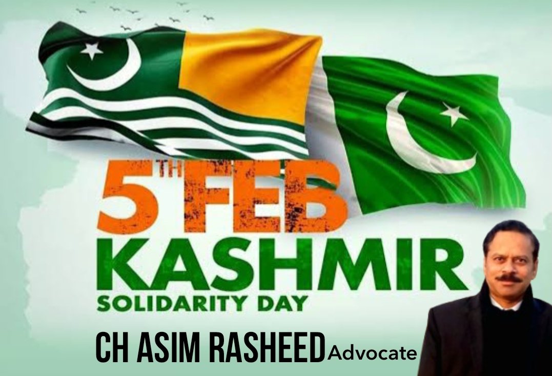 Asimrasheedadv's tweet photo. #5FebruaryKashmirDay 
#westandwithkashmir https://t.co/8vQx58TcGT
