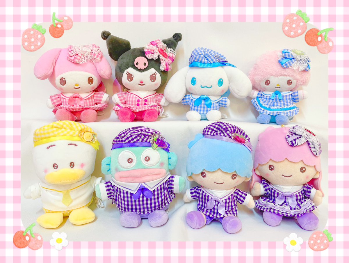 🍒商品紹介🍒 #サンリオキャラクターズ より 『ギンガムフルーツ