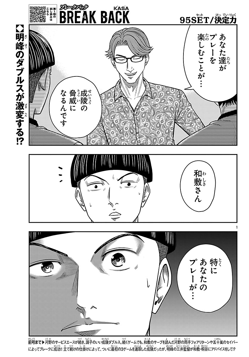 MonthlyChampion's tweet image. #BREAKBACK 最新95話!!
明日2/6(金)発売の月チャンで連載中🎾

三井監督のコーチングによって、
明峰義塾・和将は一体どんな
プレースタイルになるのか!?

鉄壁の明峰 VS 短期戦を狙う成陵の
ダブルスに要注目デス!!

■1話試し読みはコチラから
championcross.jp/episodes/7ef44…