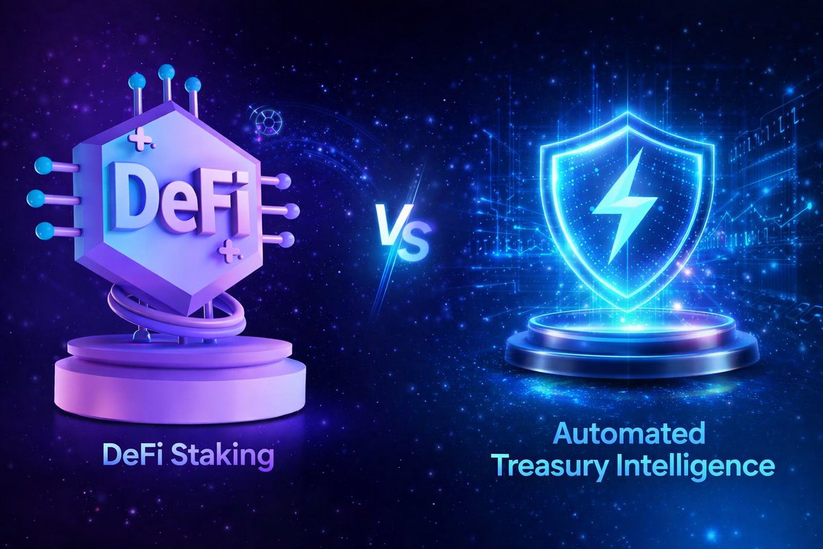 This isn’t traditional “DeFi staking.”

This is automated treasury intelligence in motion ⚡️

A new standard in asset management — working for you 24/7 so you can live your life while your capital is actively optimized.
Your assets are managed, optimized, and deployed — while you