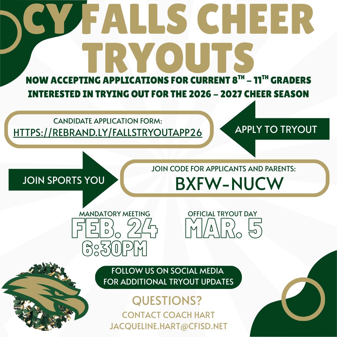 Cy Falls Cheer tweet media