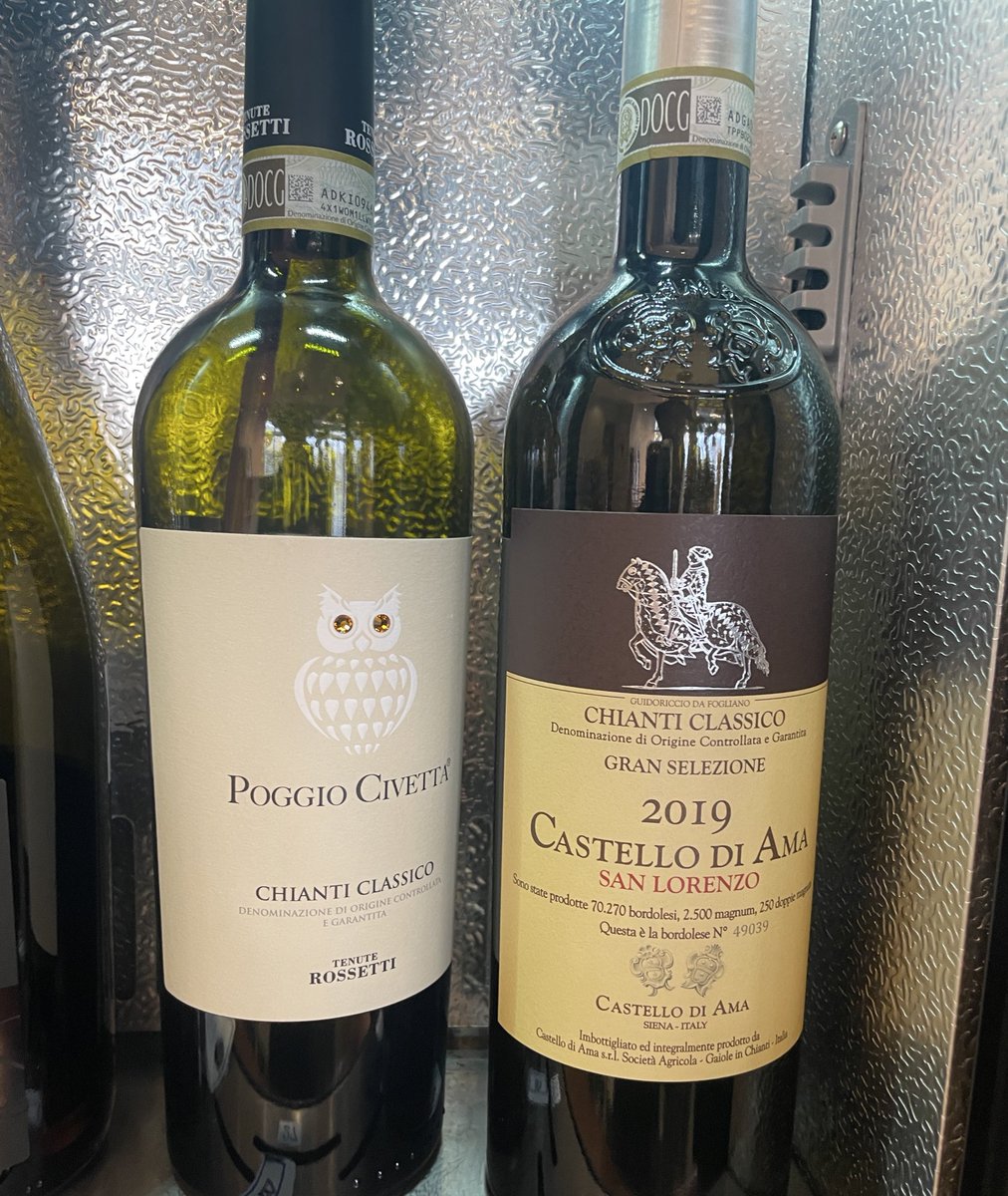 cocoswine's tweet photo. キャンティクラシコ飲み比べできます🍷

アマのグランセレツィオーネ抜栓後数日はガッチガチでしたが、やっと果実でてきた！
肉が食べたくなりますね🍖 https://t.co/VSnYD9ZbvW