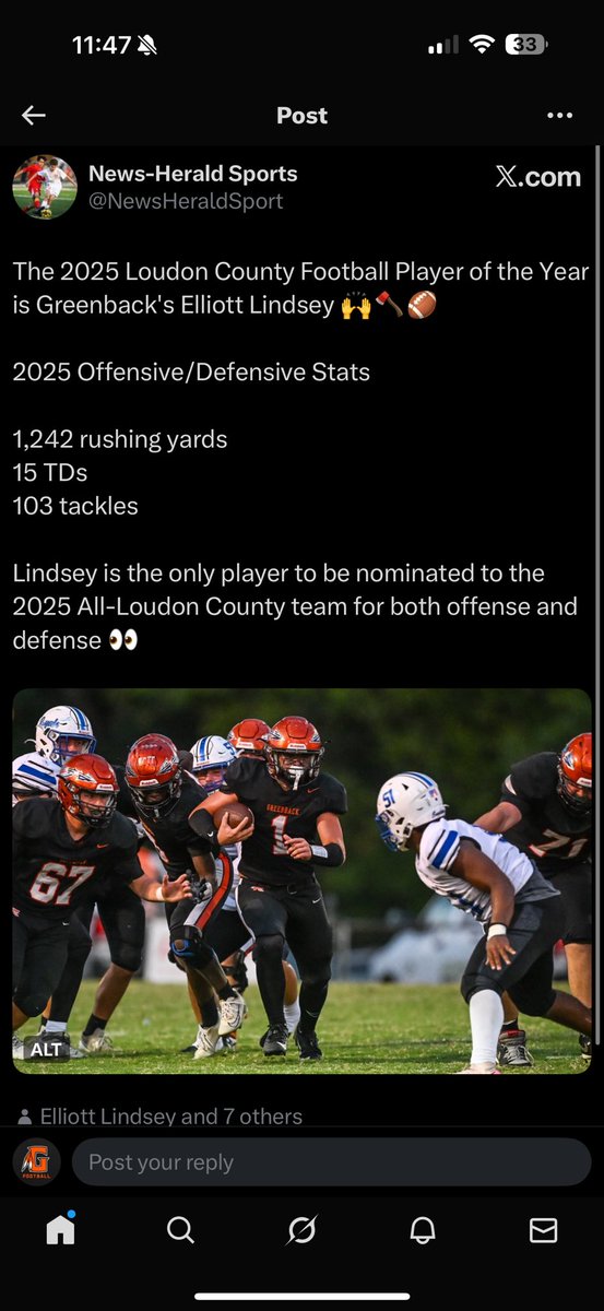 Greenback Football tweet media