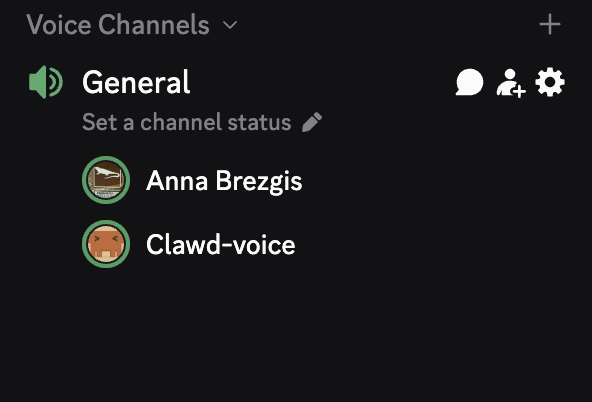 Silero voice detection --> Whisper STT --> Claude Opus 4.5 API call --> Kyutai TTS equals responsive, humanlike discord Clawdbot voice call!

Responses take like 4-6 seconds because of the Opus response generation, but otherwise running pretty fast on my local GPU!