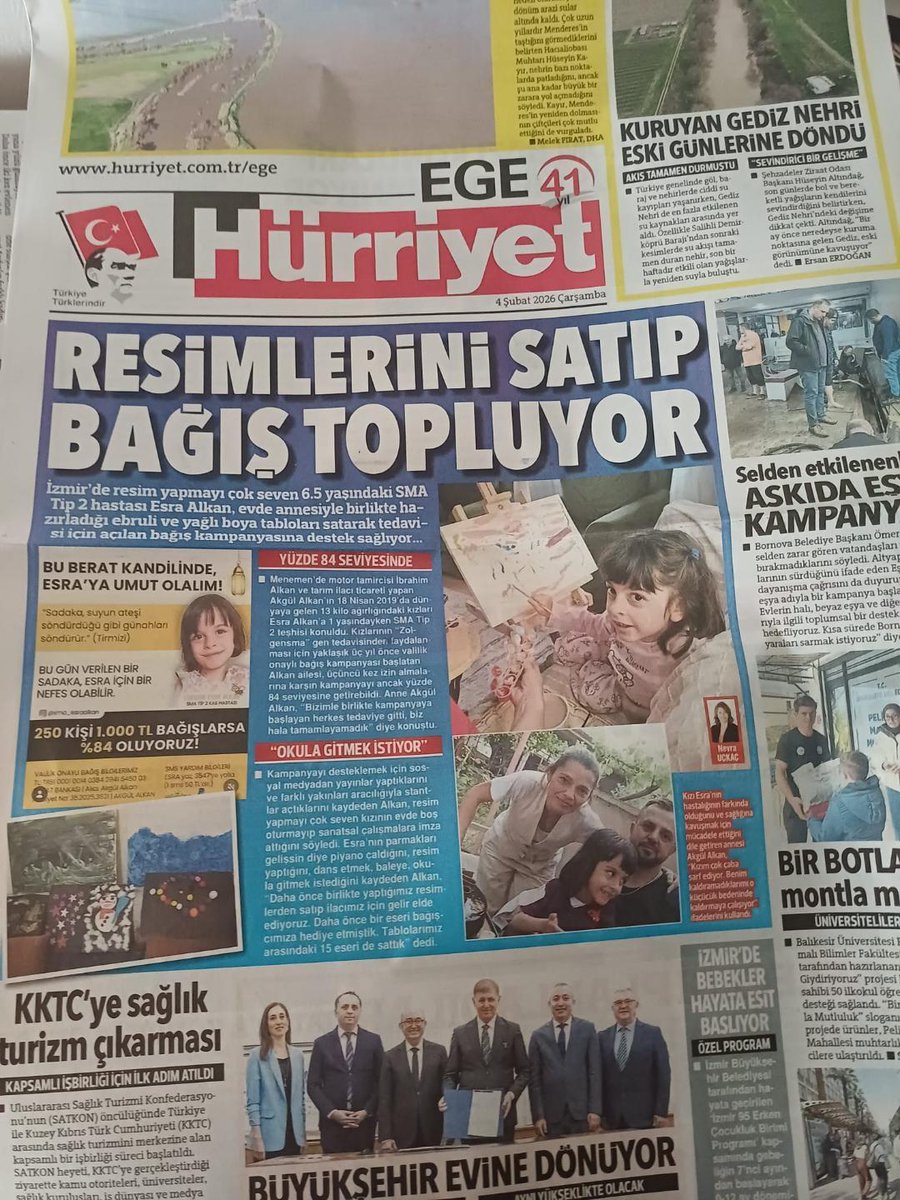 Yaşam için mücadele eden Esra  Resimler yaparak kampanyasına destek saglamaya çalişiyor🙏🏼  #Epstein #EşrefRüya #Persembe #Esramızınyüzügülsün Sisi #Epsteindosyaları
#AltimiraCimboma Recep Tayyip Erdoğan #FenereForvetSart #CüzdanınNeredeÖzbek Kante
 Buca Belediyesi'ne
Nunez #SMA