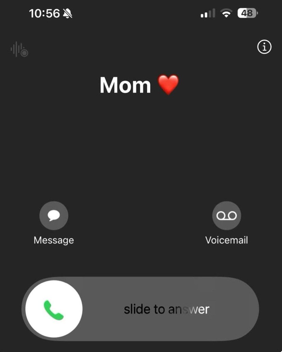 The call I never want to stop seeing.