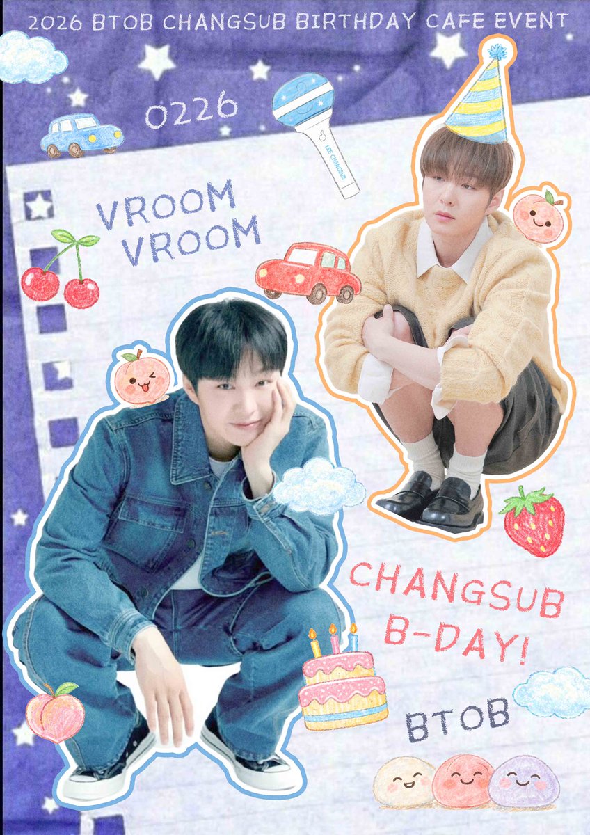 Double_M_S2's tweet photo. ⋆.2026 BTOB CHANGSUB BIRTHDAY CAFE EVENT⋆ﾟ

🍑서울 해피벌스데이
🍑부산 모멘트
🗓️2/25 - 2/26
이벤트 기간동안 카페 내부에서
창섭네컷 촬영 가능합니다📸

#비투비 #BTOB #창섭생카
#이창섭 #창섭 #LEECHANGSUB https://t.co/1NQK6Ehta1