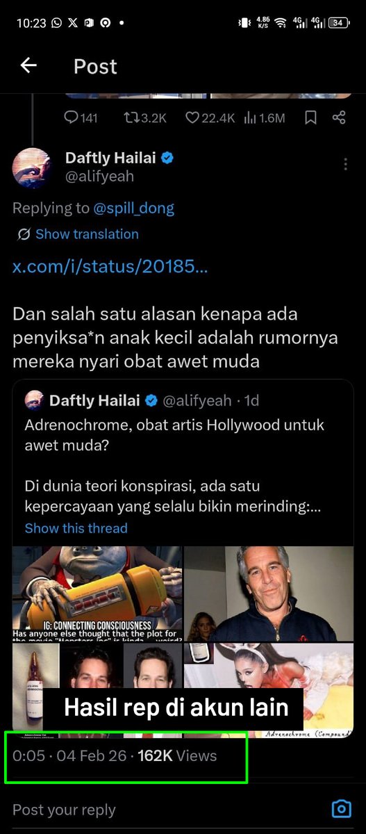 alifyeah's tweet image. Apakah akun dengan follower yang dikit bisa dapat Impressions tinggi?
Bisa!

Postingan yang gue bikin, bisa dapat Impressions sampai 200K (saat tulisan ini dibikin). Dengan follower yang hanya sekitar 200an.

Oke kita mulai yak...

---

Beberapa hari ini, X lagi rame soal…