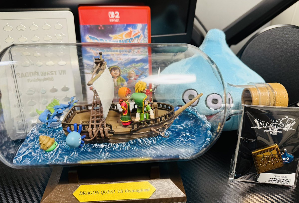 未開封品　ドラゴンクエスト7　ボトルシップ・スチールブックケースセット Dragon Quest 7 Reimagined Bonus Unboxing! The Super Deluxe Edition