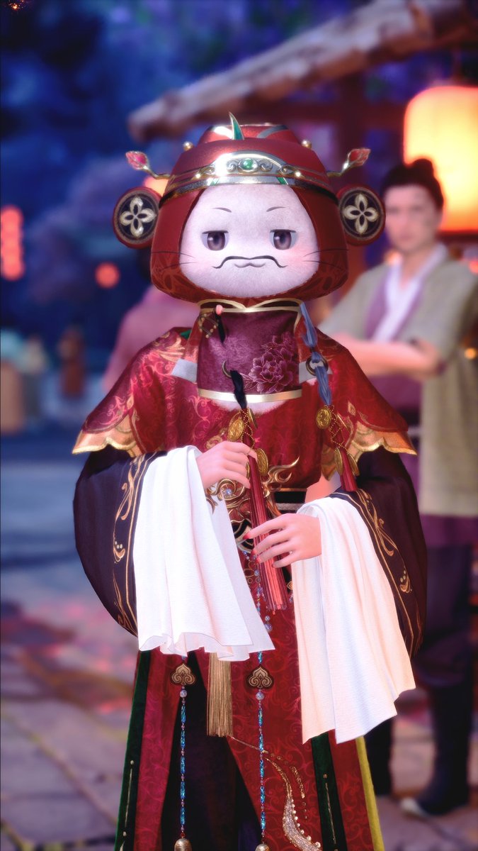 Momo is very satisfied with his new body!! 😼 #InfinityNikki